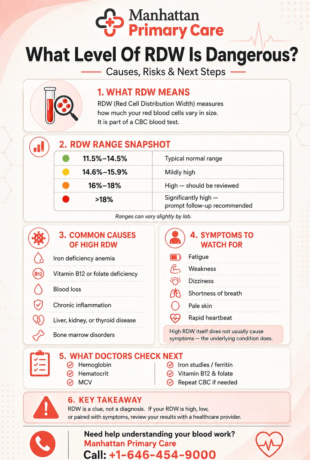 What Level Of RDW Is Dangerous Causes, Risks and Next Steps infographics