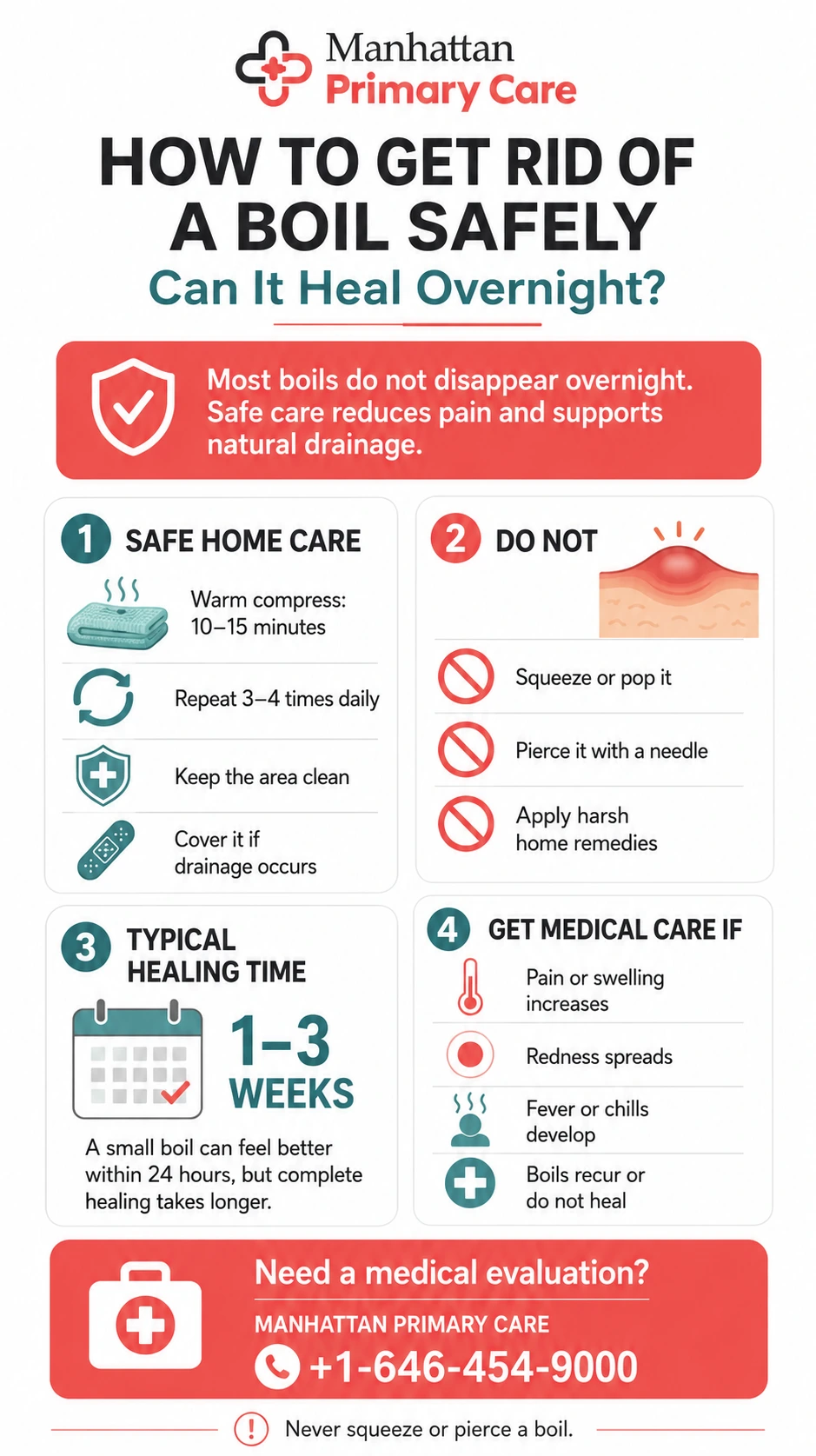 How To Get Rid Of A Boil Overnight Can It Really Heal That Fast infographic
